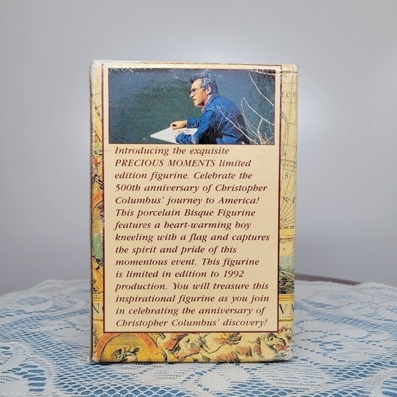 Precious Moments This Land Is Our Land Special 1992 Edition Christopher Columbus - Picture 4 of 17